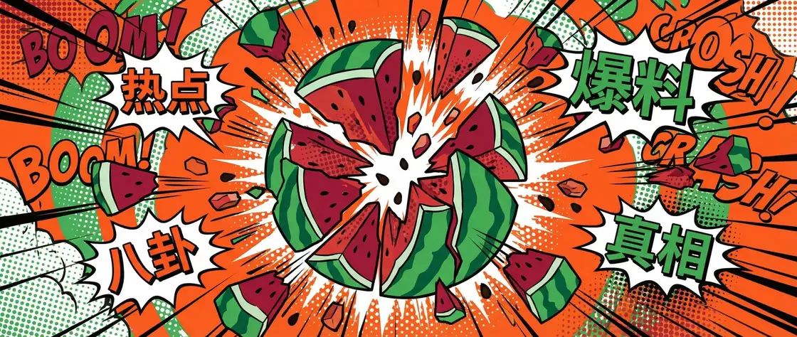 杨庆社 今日头瓜爆炸漫画横幅